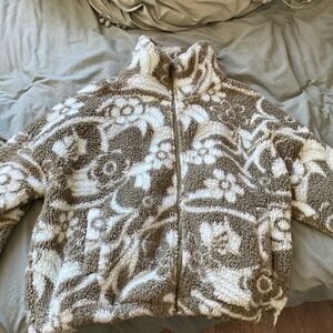 American Eagle Sherpa Zip Up Coat/Jacket size M